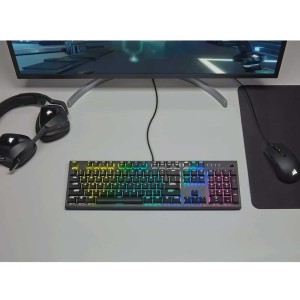کیبورد گیمینگ مکانیکال با سیم کورسیر مدل K60 RGB Pro Low Profile